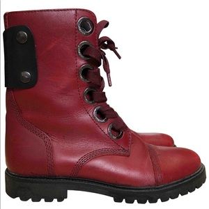 NWOT Zadig & Voltaire - Joe boots - red leather
